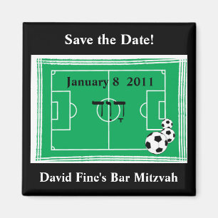 Imán Bar Mitzvah Soccer Save the Date