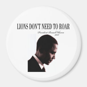 IMÁN BARACK OBAMA: LOS LEONES NO NECESITAN RUGIR