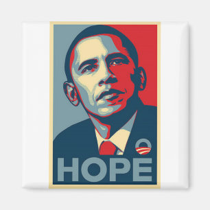 Imán Barack Obama Poster de Esperanza