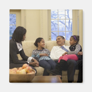 Imán Barack Obama y su familia