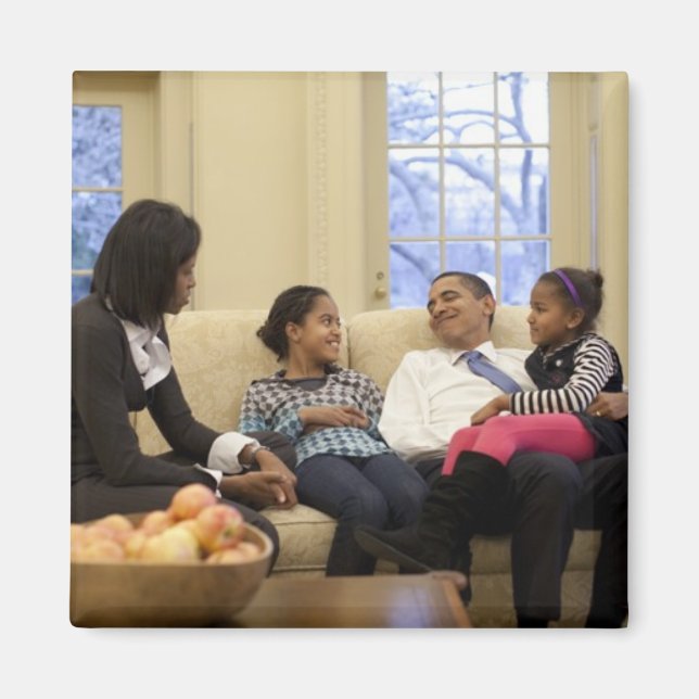 Imán Barack Obama y su familia (Frente)