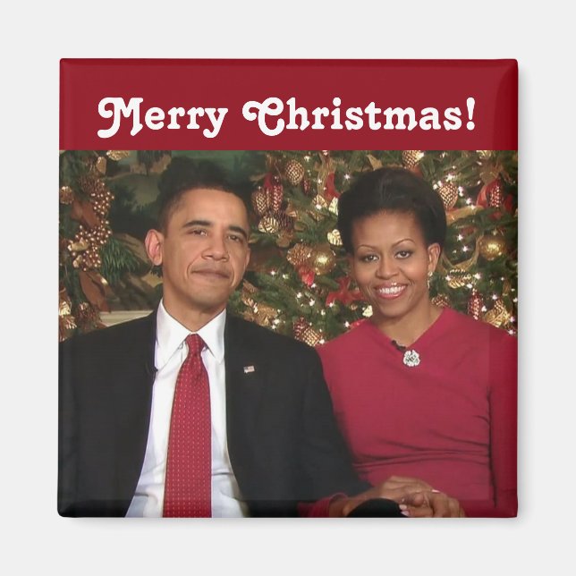 Imán Barack y Michelle 2009WA - Magnet (Frente)