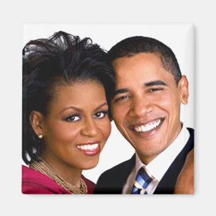 Imán Barack y Michelle Obama Magnet