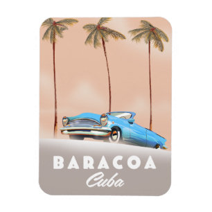 Imán Baracoa Cuba Coche antiguo