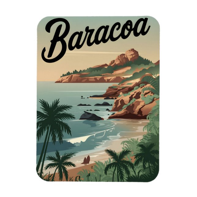 Imán Baracoa Cuba Vintage (Vertical)
