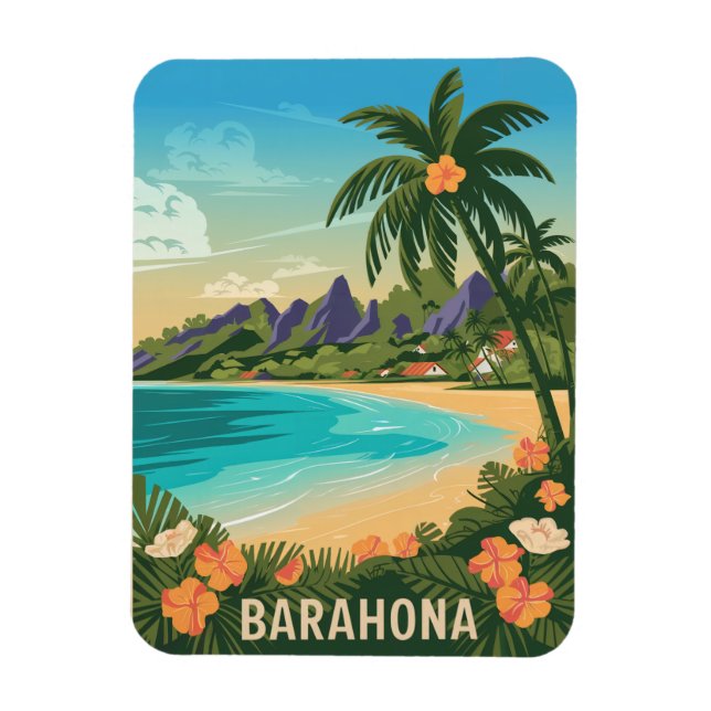 Imán Barahona República Dominicana Vintage (Vertical)