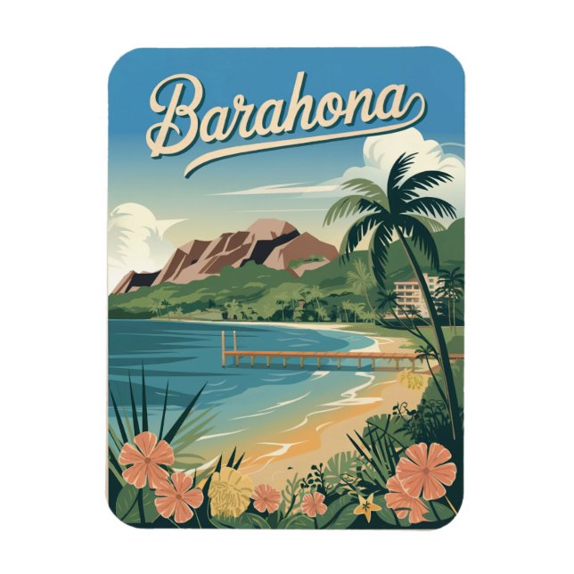 Imán Barahona República Dominicana Vintage (Vertical)