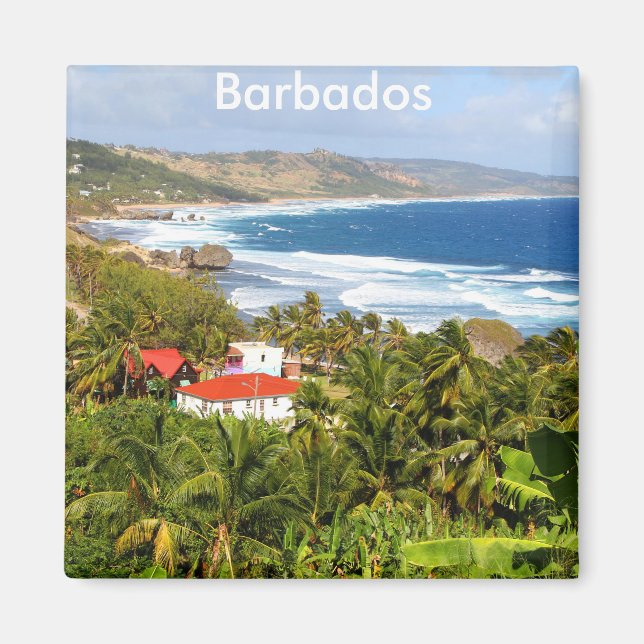 Imán Barbados, Hermosas vistas a la ladera de la colina (Frente)