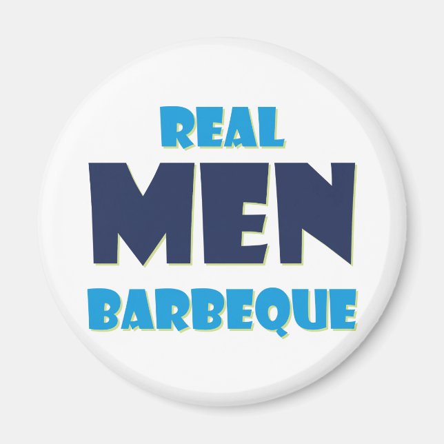 Imán Barbeque Real Men (Frente)