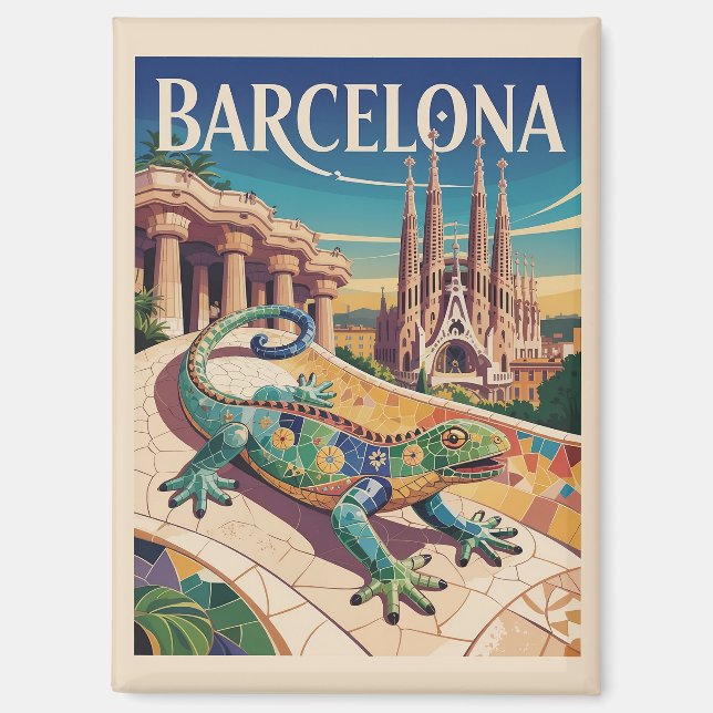 Imán Barcelona España (Anverso)