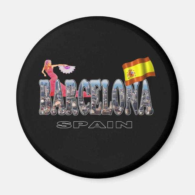 Imán Barcelona España (Frente)