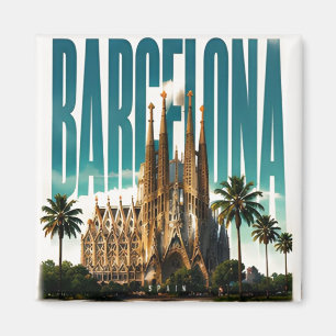 Imán Barcelona España Gaudí Costa Mediterránea 🗺️