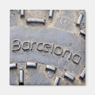 Imán Barcelona España Viajes de recuerdo Fridge Magnet