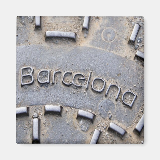 Imán Barcelona España Viajes de recuerdo Fridge Magnet (Frente)