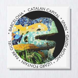 Imán Barcelona Magnet, Lizard, España / Cataluña