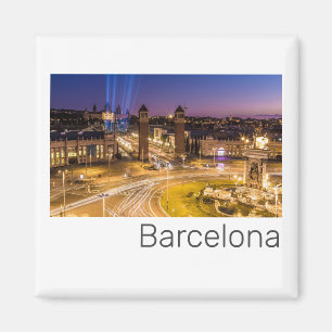 Imán Barcelona Plaza de España Cataluña España Sunset
