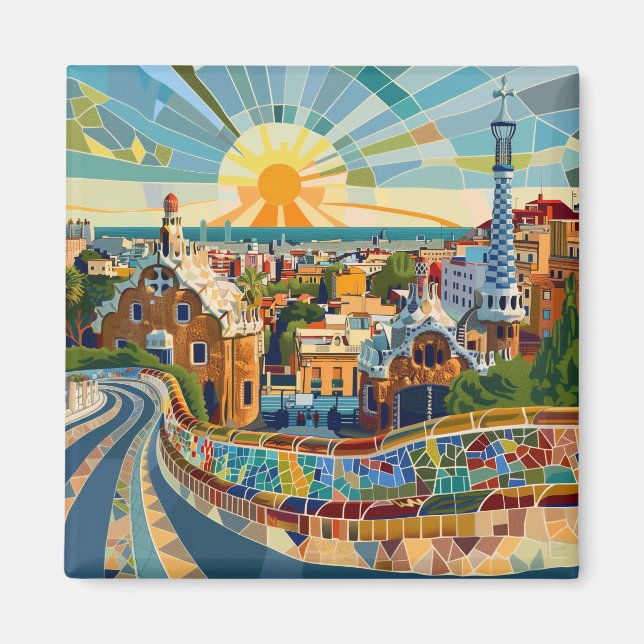 Imán Barcelona Souvenir (Frente)