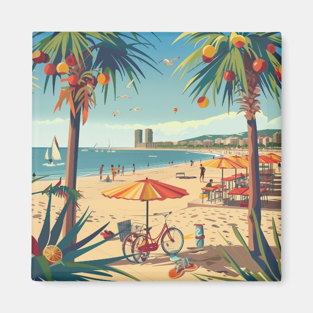 Imán Barcelona Souvenir  (Frente)