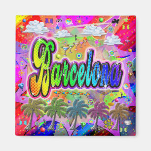 Imán Barcelona Vista Express Magnet