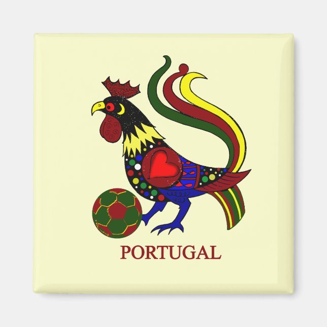 Imán Barcelos "galo" de Portugal jogador de futebol (Frente)