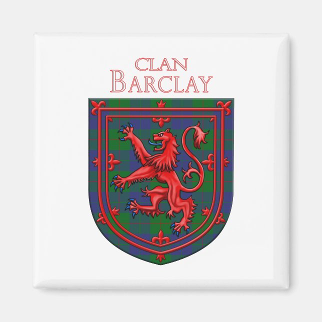 Imán Barclay Hunting Tartan Scottish Plaid (Frente)