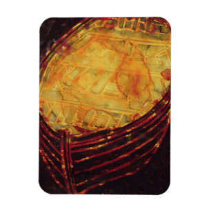 Imán Barco amarillo 2007