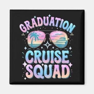 Imán Barco de crucero de graduación de la escuadra retr