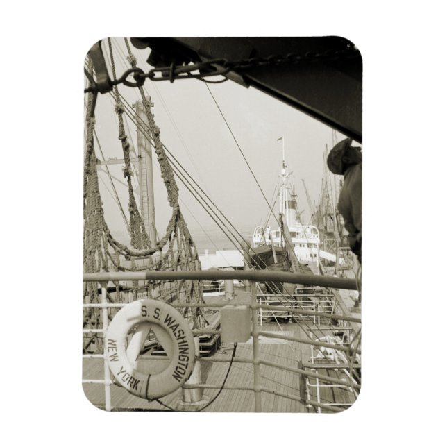 Imán Barco de crucero de línea de lujo SS Washington De (Vertical)
