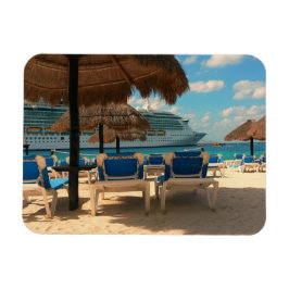 Imán Barco de crucero en el Caribe