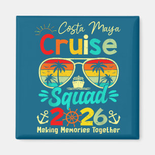 Imán Barco de crucero Vintage Costa-maya Squad 2026
