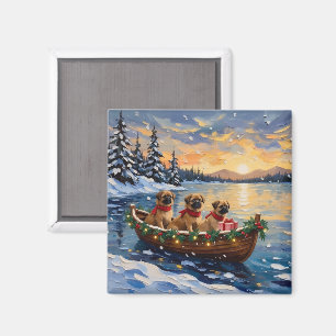 Imán Barco de Navidad de Pekín Feriado