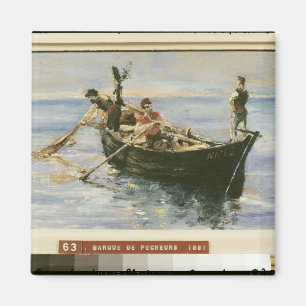 Imán Barco de pesca de Enrique de Toulouse-Lautrec el