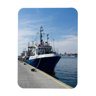 Imán Barco de pesca en amarre