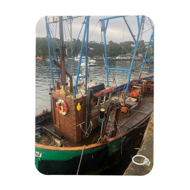 Imán Barco de Pesca, Tobermory, Isla de Mull, Escocia (Vertical)