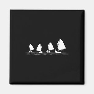 Imán Barco de vela Dinghy Láser Optimista Carreras de v