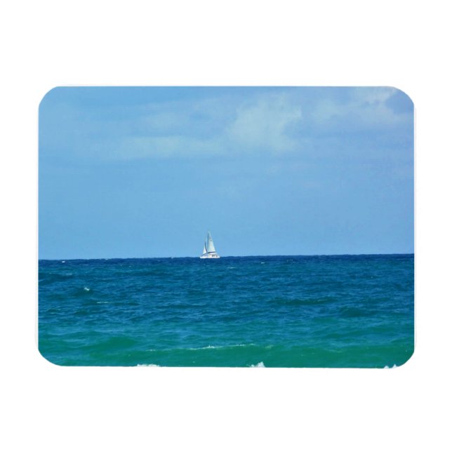 Imán Barco de vela, Fort Lauderdale, Florida (Horizontal)