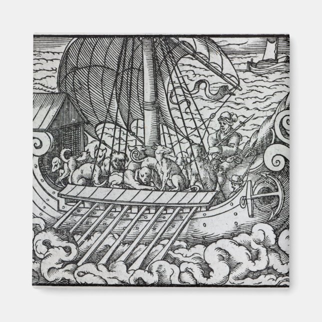 Imán Barco de Viaje (Frente)