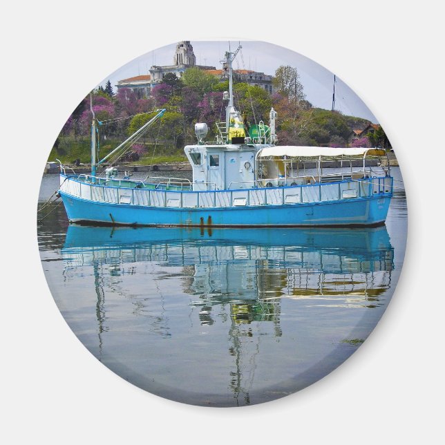 Imán Barco en el mar (Frente)