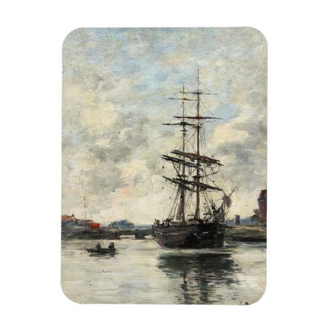 Imán Barco en Touques Eugene Boudin (francés, 1824-189) (Vertical)