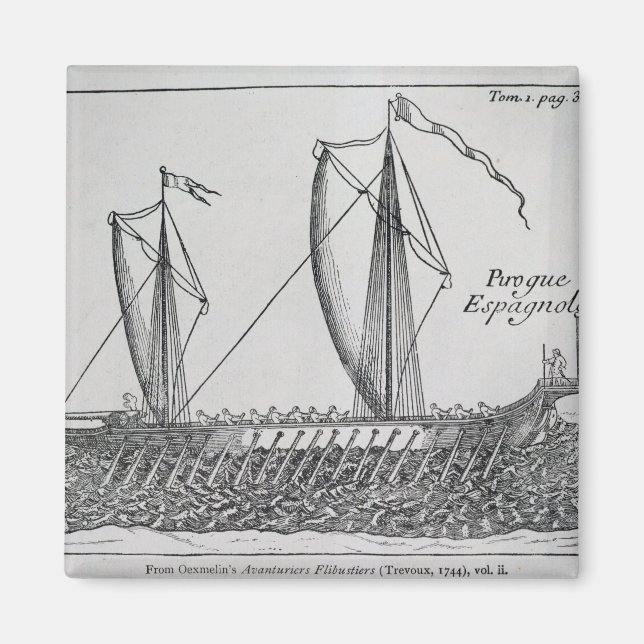 Imán Barco español (Frente)