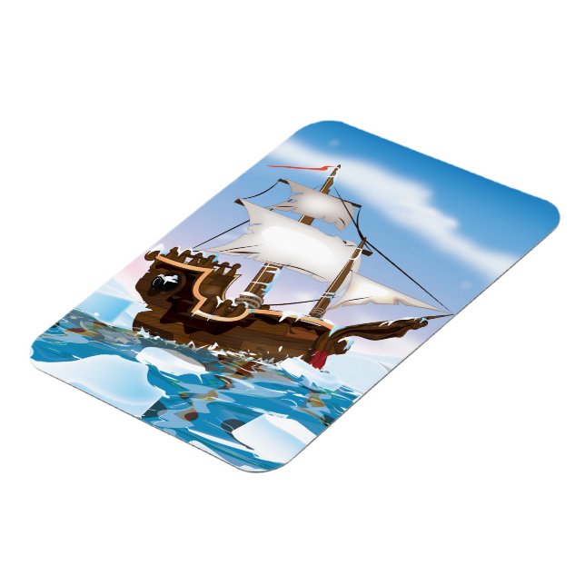 Imán Barco para romper el hielo (Lado Izquierdo)