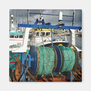 Imán Barco pesquero en Guilvinec, Francia