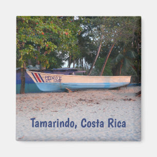 Imán Barco pesquero en la playa de Tamarindo, Costa Ric