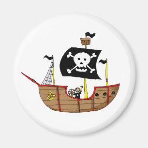Imán Barco pirata