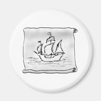 Imán Barco pirata.