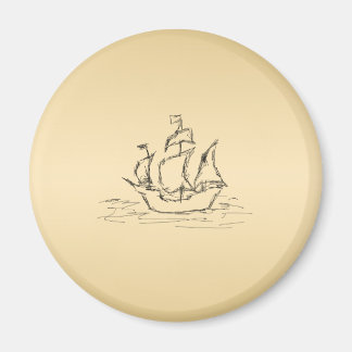 Imán Barco pirata.