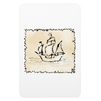Imán Barco pirata.