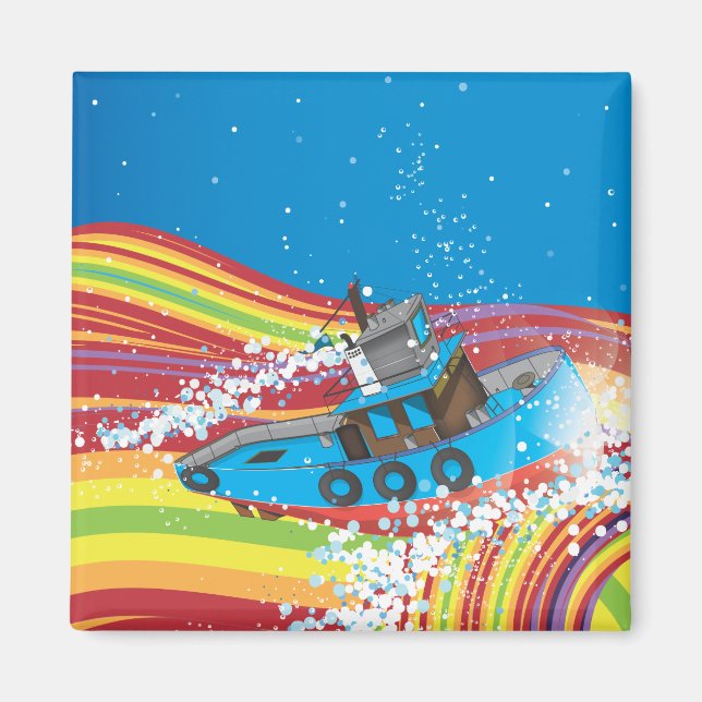 Imán Barco tormentoso (Frente)