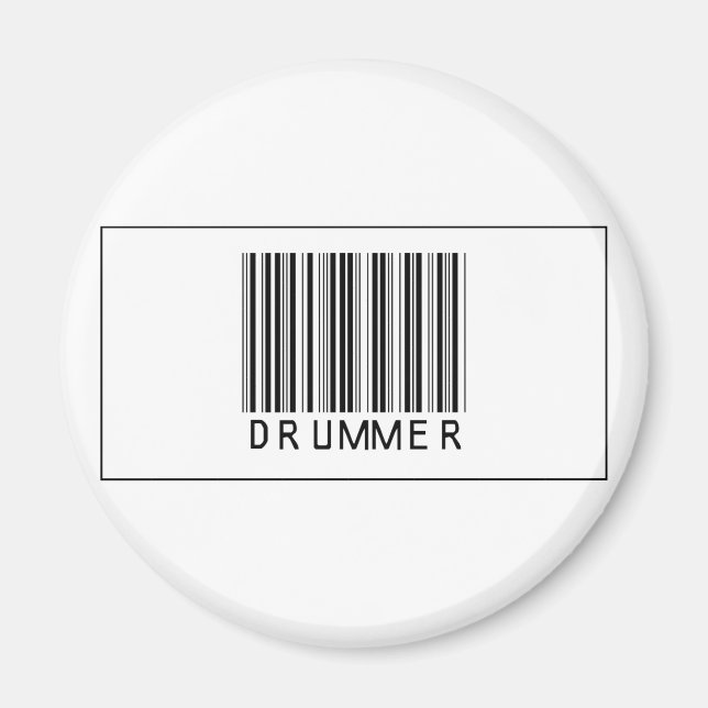 Imán Barcode Drummer (Frente)