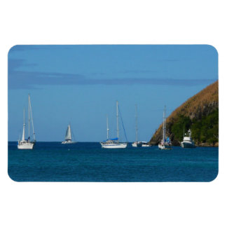 Imán Barcos de vela en la Bahía Blanco y Azul Náutico